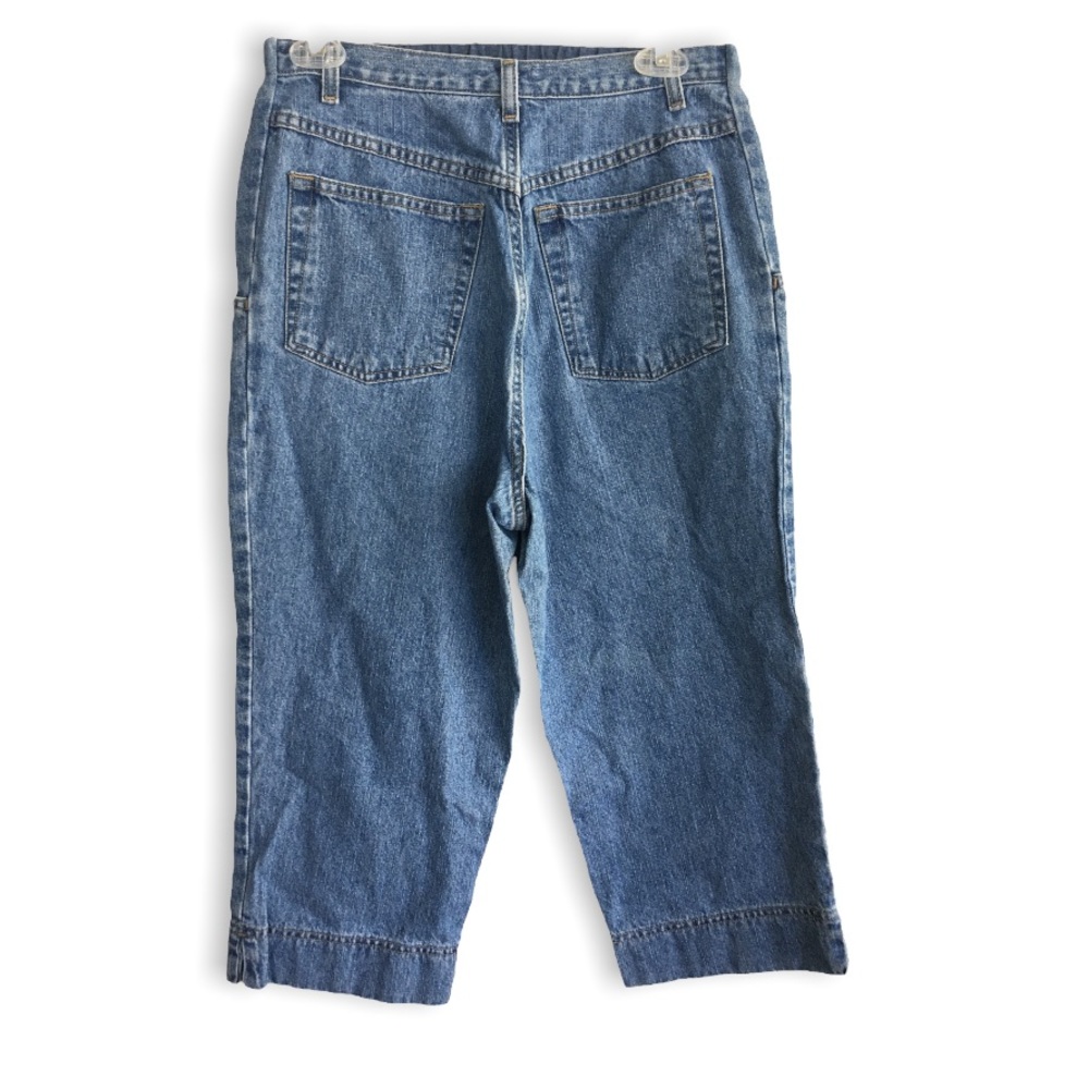 90s Y2K VINTAGE | IN DUE TIME Maternity Denim Capris